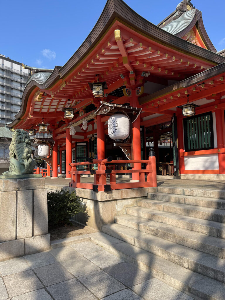 Main shrine and worship hall